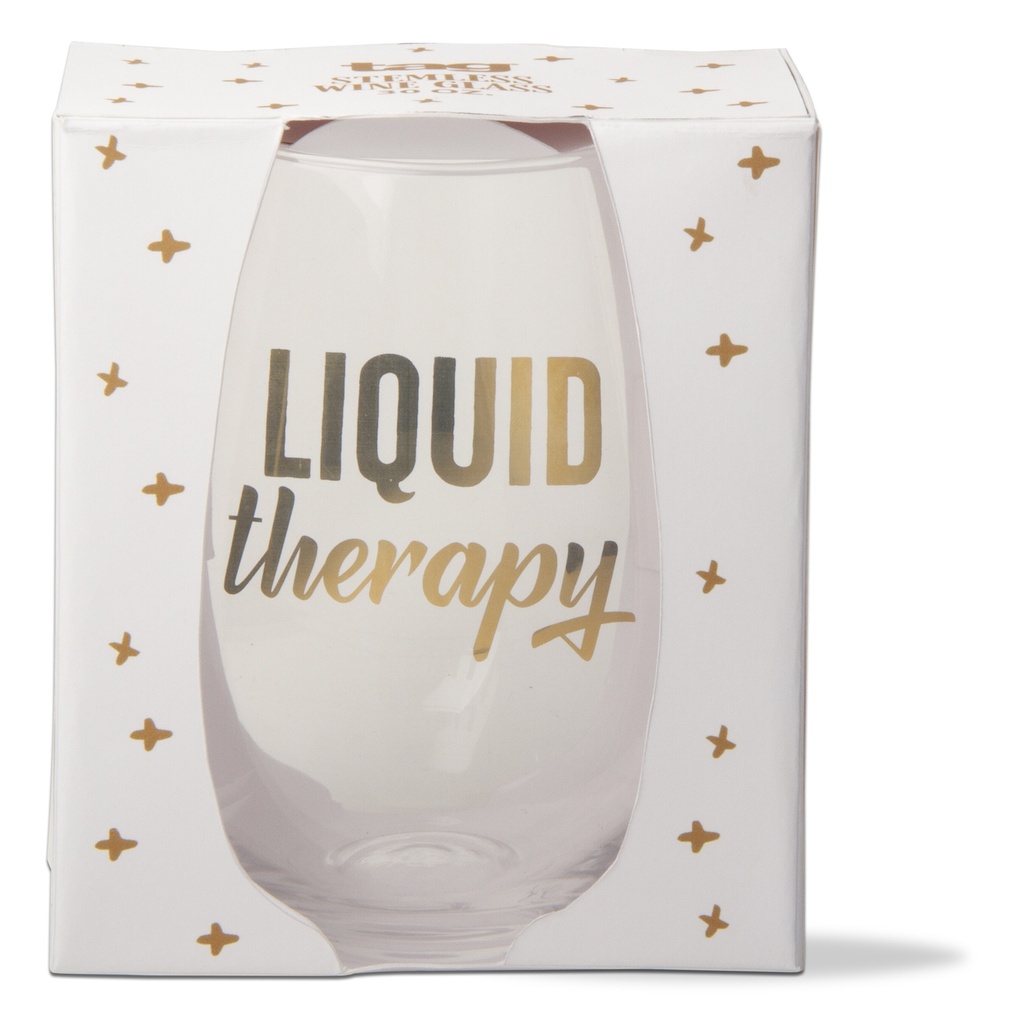 Liquid Therapy 1 Bottle Wine Glass