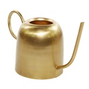 Gold Metal Watering Can 9in