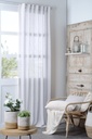 Madrid Sheer Curtain Panel White 102in