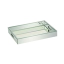 Wooden Mirrored Tray 14x18in