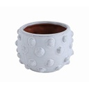 Terra-cotta Planter w Raised Dots 6in