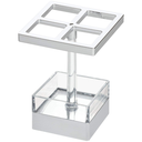 Clarity Toothbrush Stand Clear/ Chrome