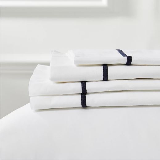 Lagos Duvet Cover Navy Queen