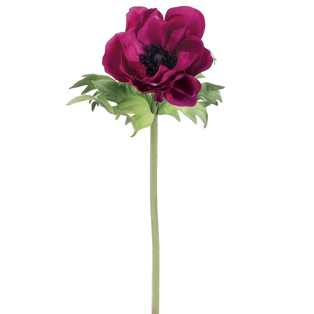Anemone Spray Fuschia 17in