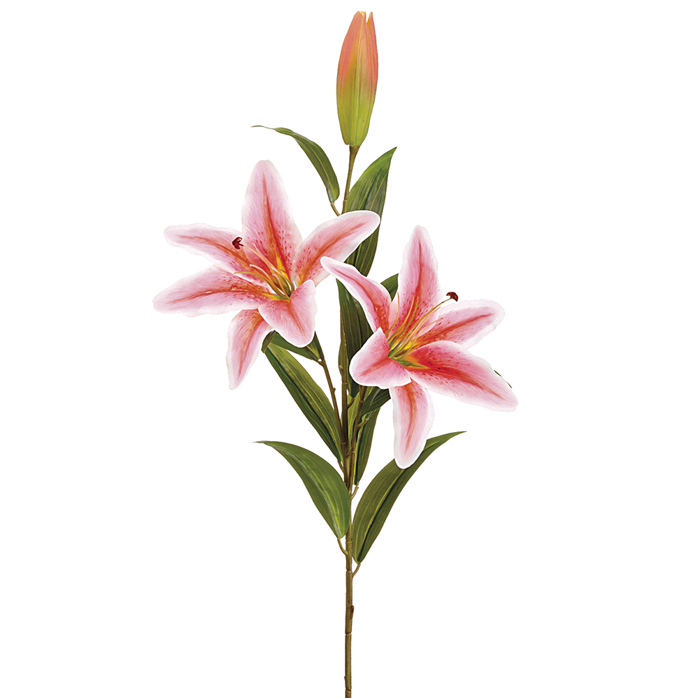 Pink Lily Spray 43in