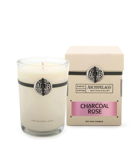 Charcoal Rose Boxed Candle Sample
