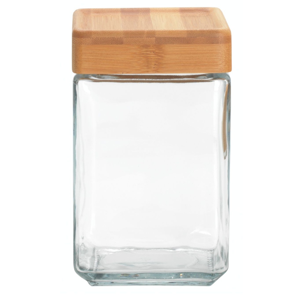 Anchor Hocking Stackable Jar with Bamboo Lid 1.5QT
