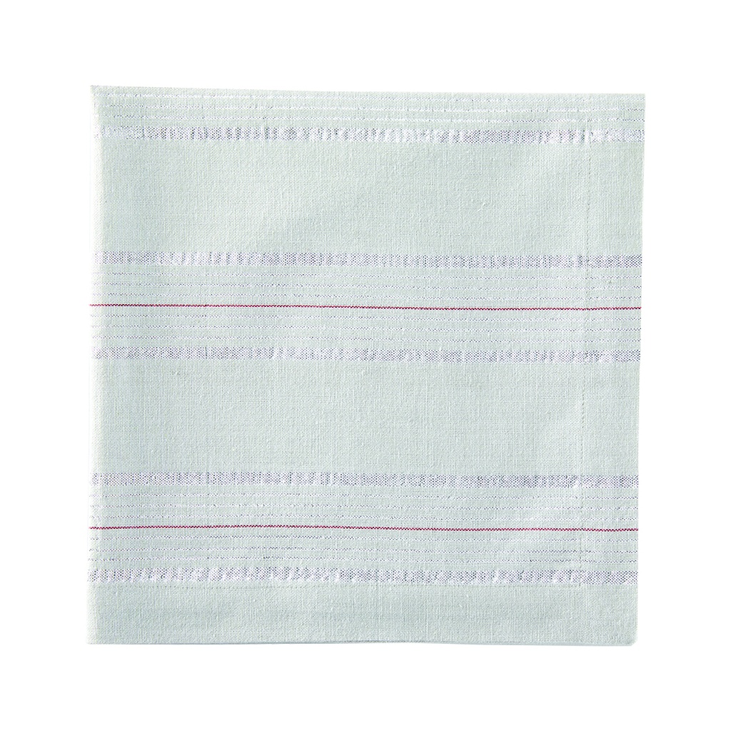 Silver Shimmer Stripe Napkin