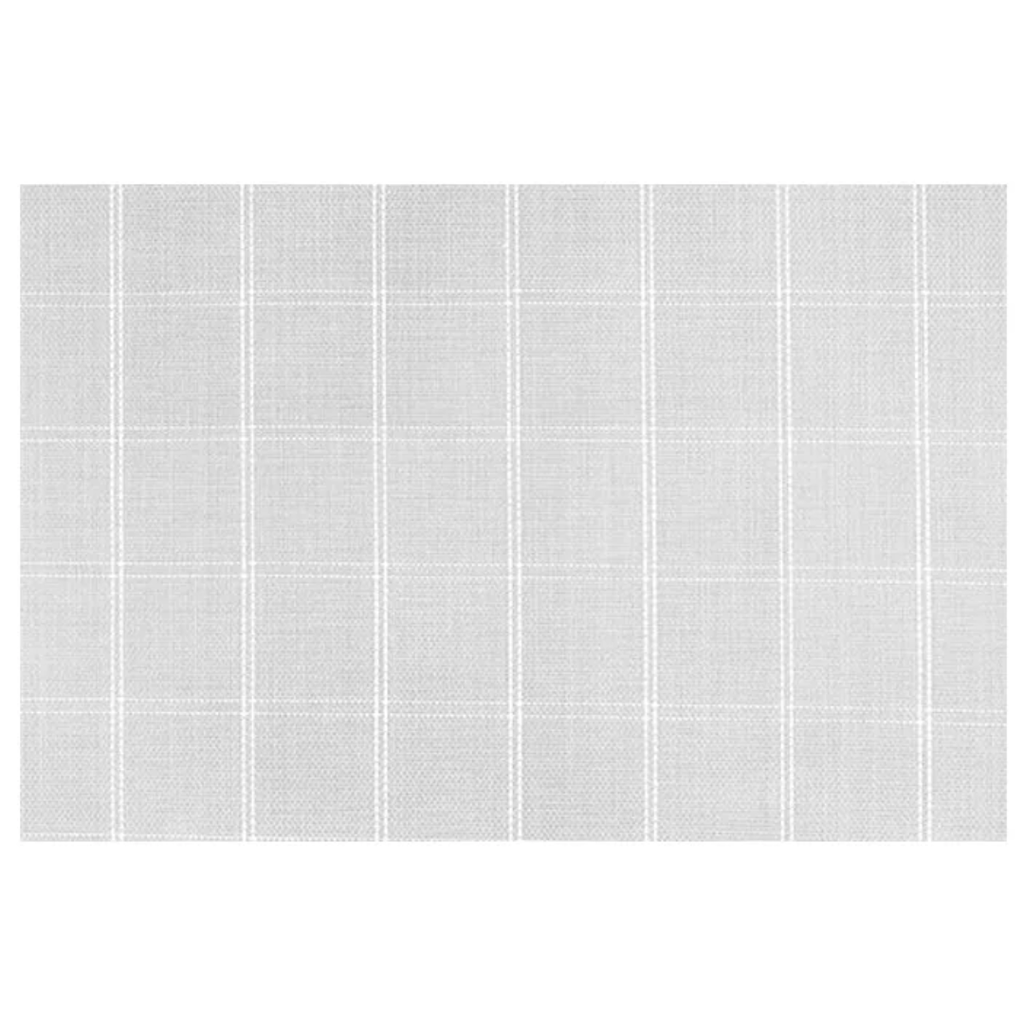 Window Pane Vinyl Placemat Grey