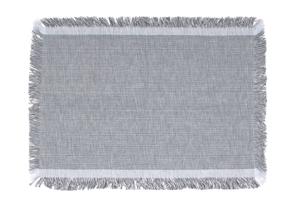 Fringe Placemat Grey