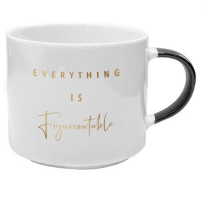Everything Is Figureoutable Stackable Mug