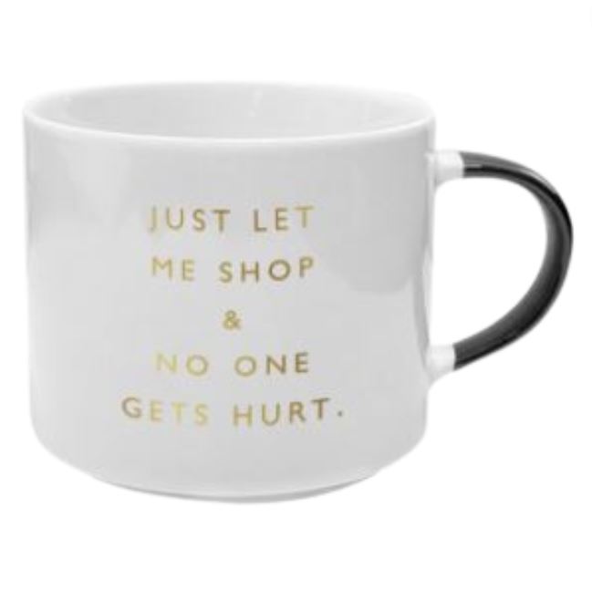 Just Let Me Shop Stackable Mug