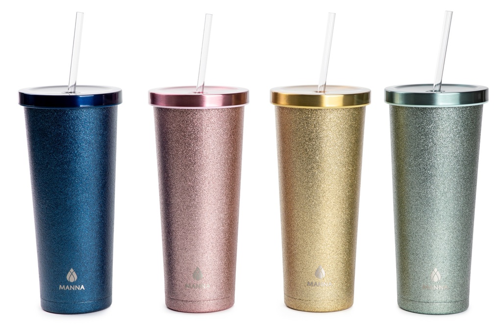 Chilly Iced Coffee Tumbler 24oz Glitter Assorted
