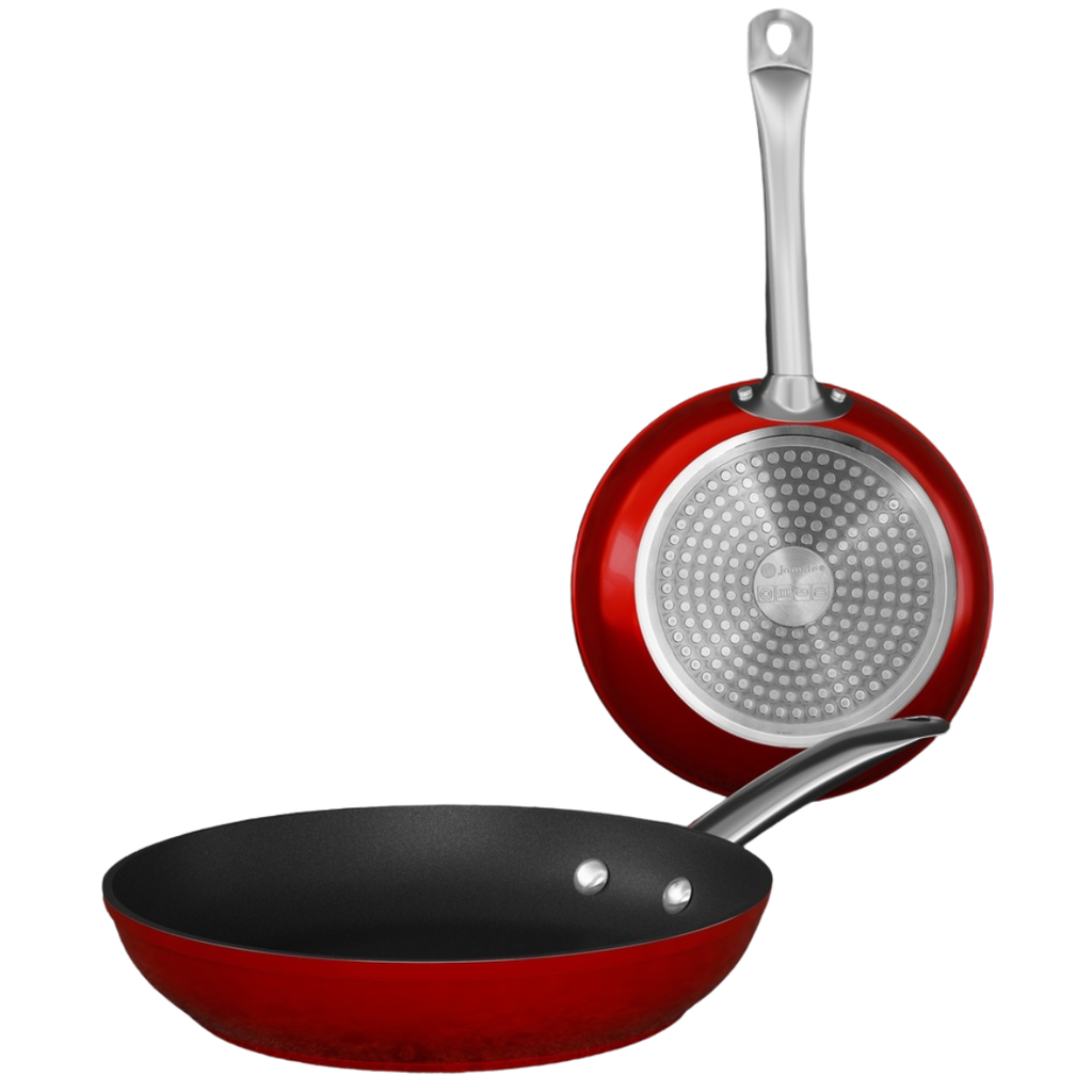 Jomafe Chilli 2pc Non-Stick Induction Fry Pan Set