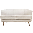 Mews Loveseat Ivory