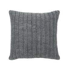 Macie Stone Gray Pillow 22x22in
