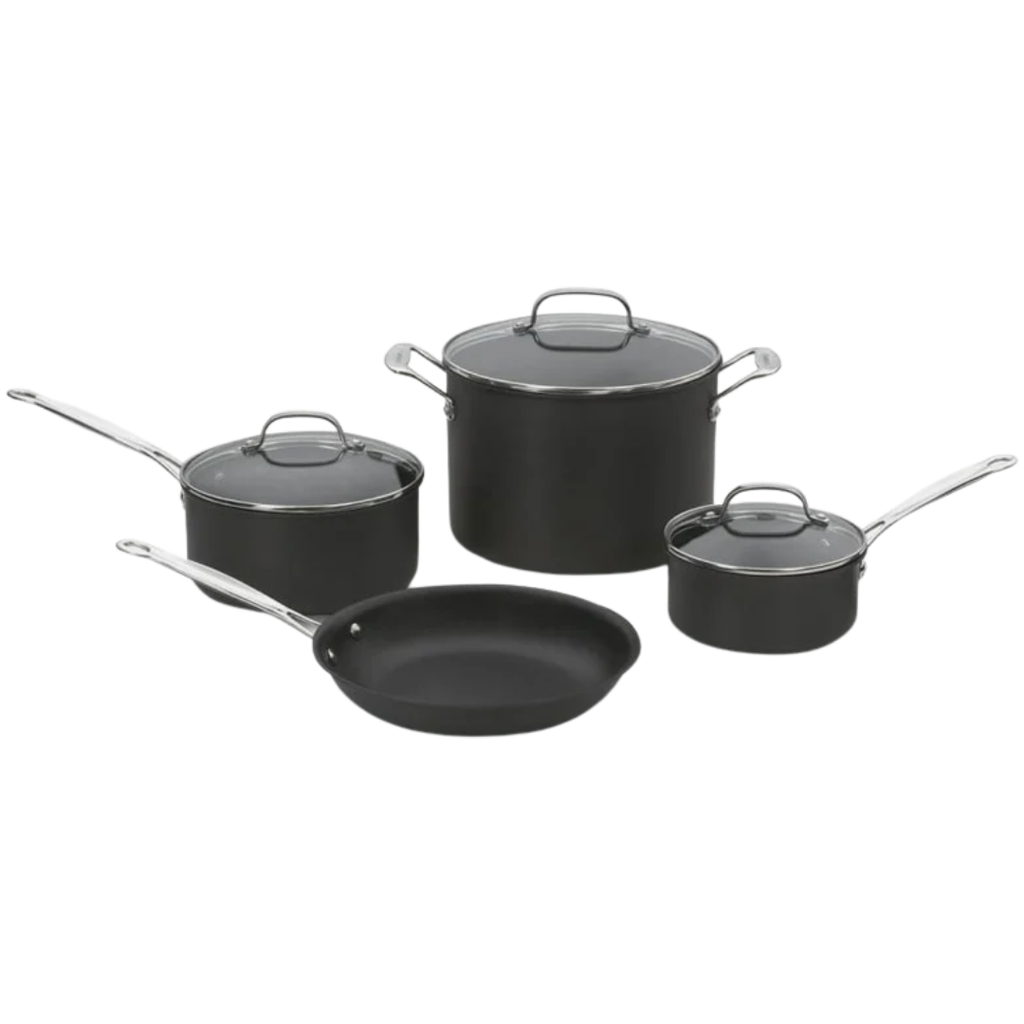 Cuisinart Chef's Classic Hard Anodized Cookware 7pcs