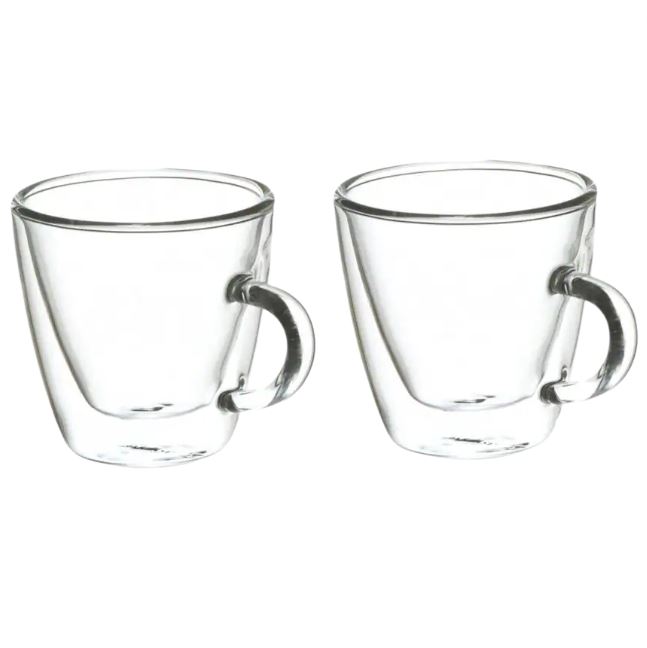 Grosche Turin Espresso Cups Double Walled 4.7oz Set of 2