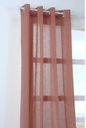 Paloma Terracotta Sheer Window Panel 98in