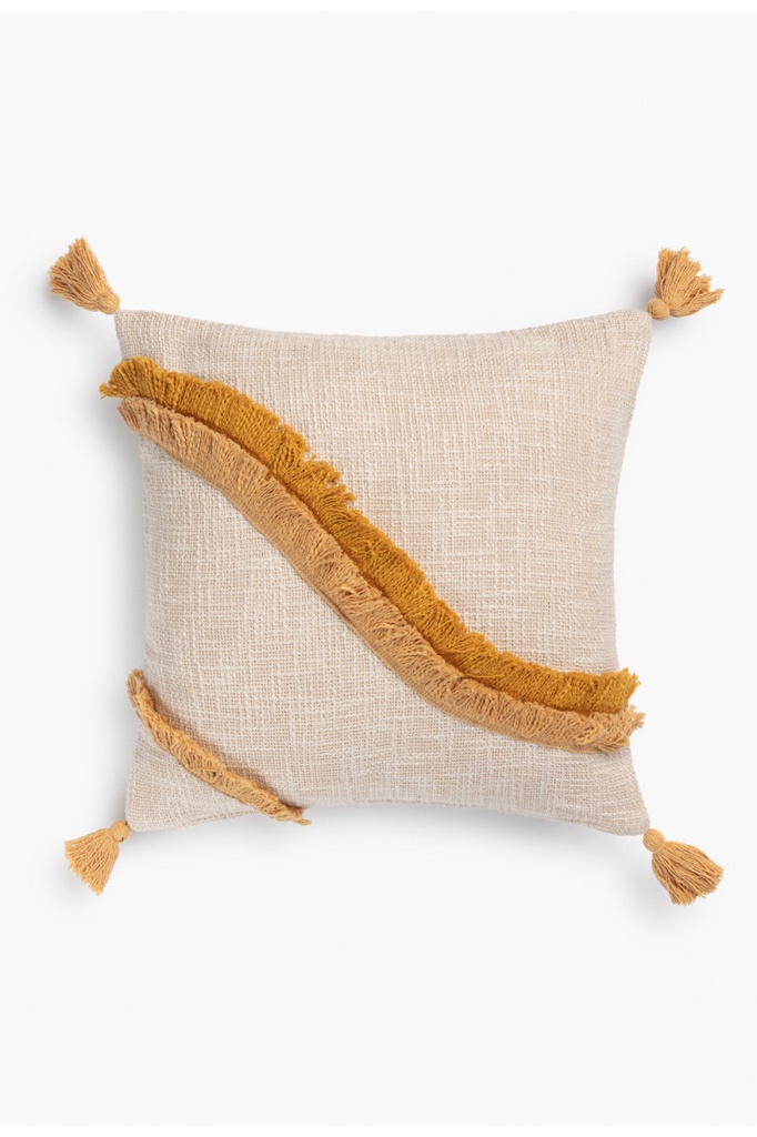 River Mustard Pillow 18in
