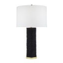 Black Spiked Table Lamp 31in