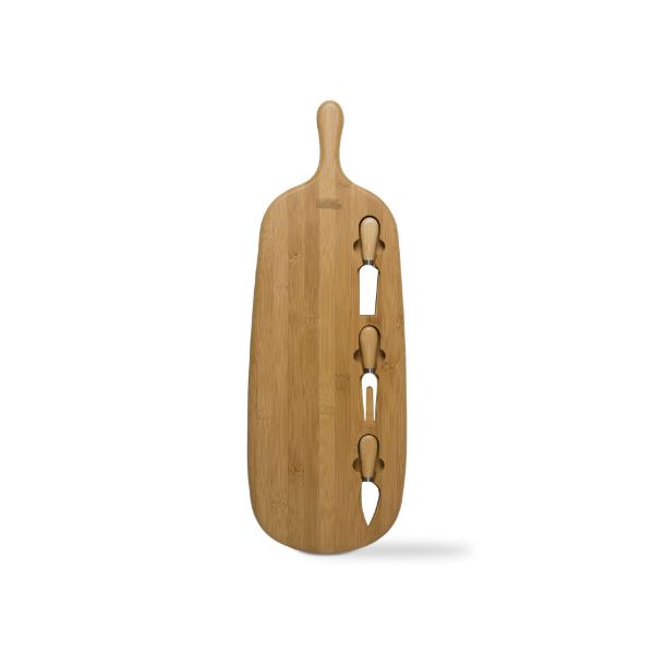 Wooden Cheeseboard and Utensil Set 
