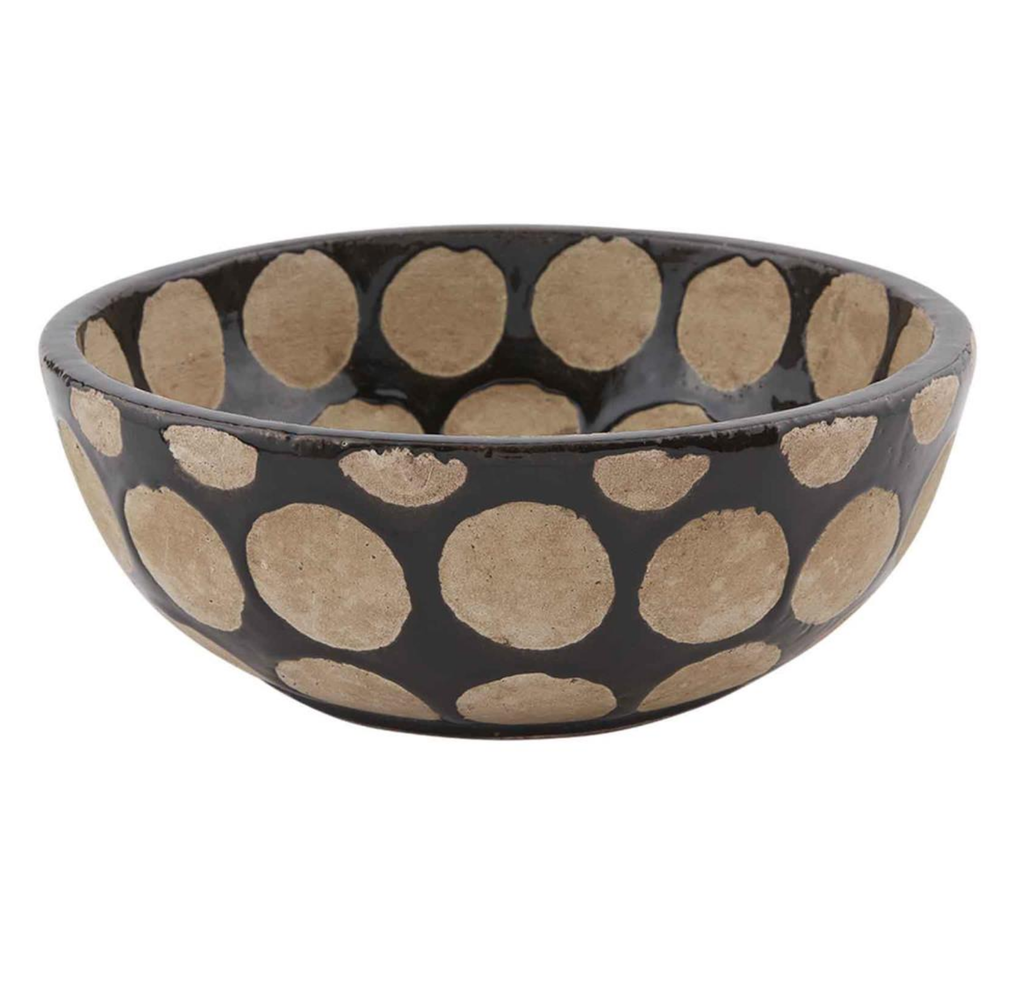 Black Terracotta Bowl Large