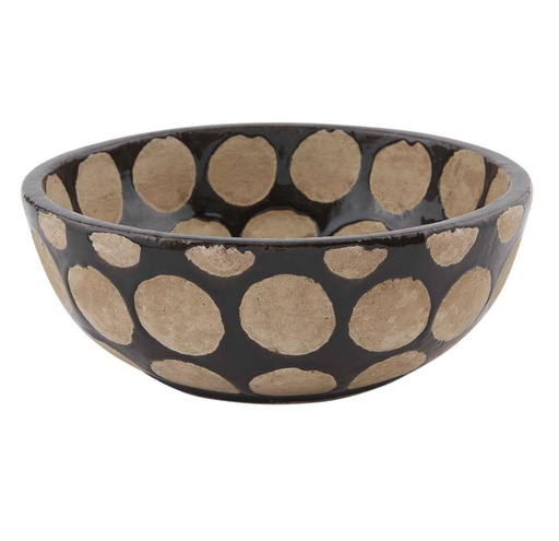 [165496-TT] Black Terracotta Bowl Large