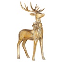 Aged Deer with Bow Gold 16.75in