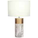 Marble and Gold Table Lamp 25in