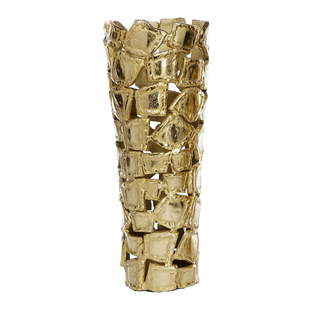 Gold Decorative Vase 20in
