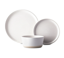 Cream Stoneware Dinnerware Set 12pc