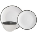 Luna Stoneware Dinnerware Set 12pc