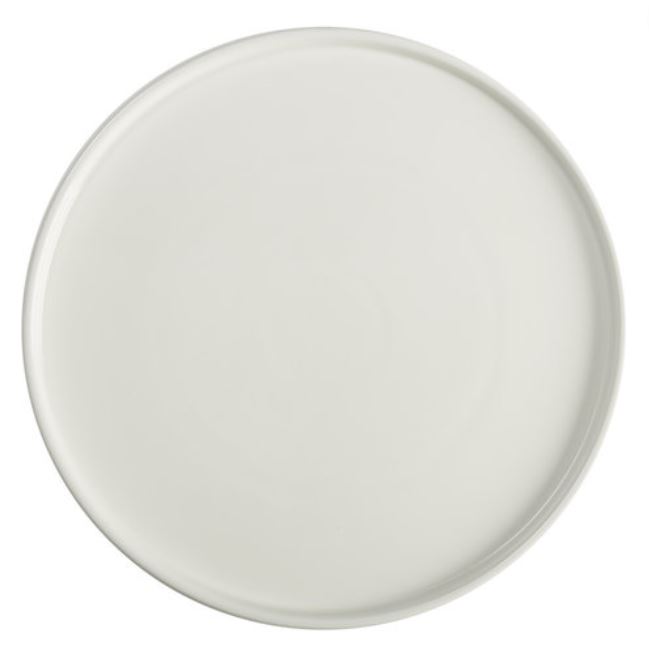 Essentials White Rim Dinner Plate