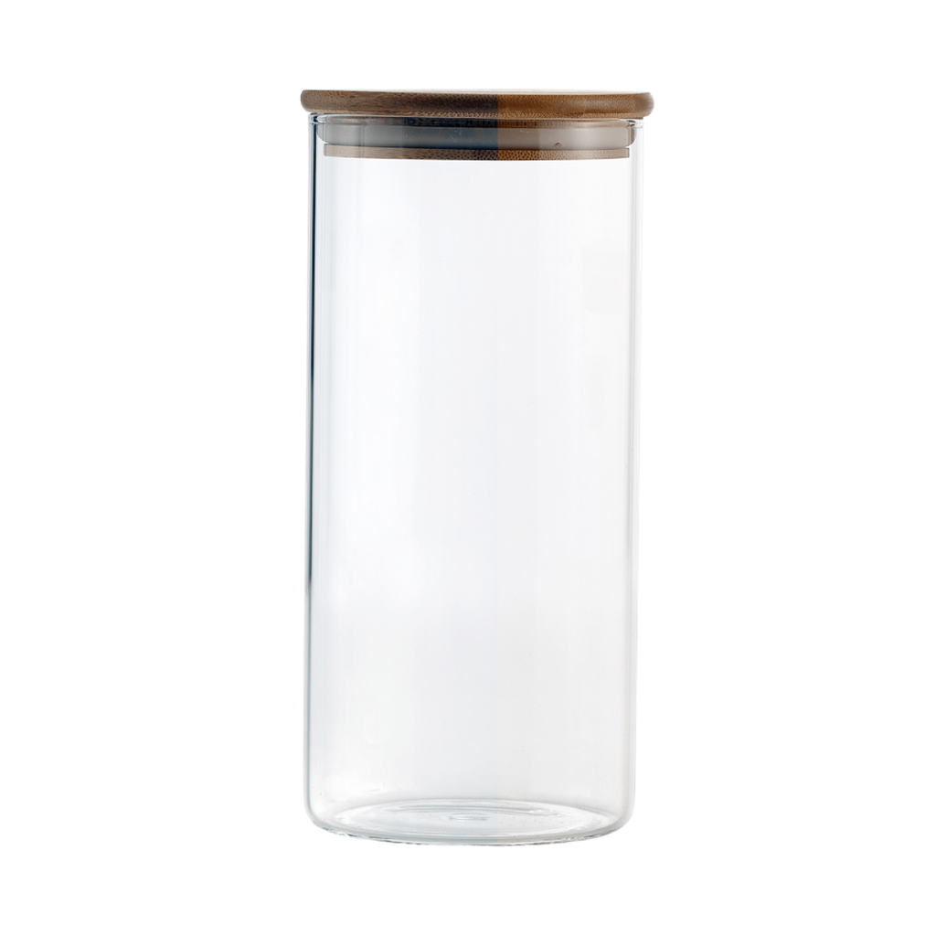 Borosilicate Glass Jar with Bamboo Lid 49.25oz