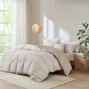 Dover 5 PC Organic Cotton Oversized Comforter Cover Queen Set