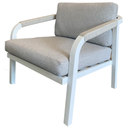 Cannes Lounge Chair White
