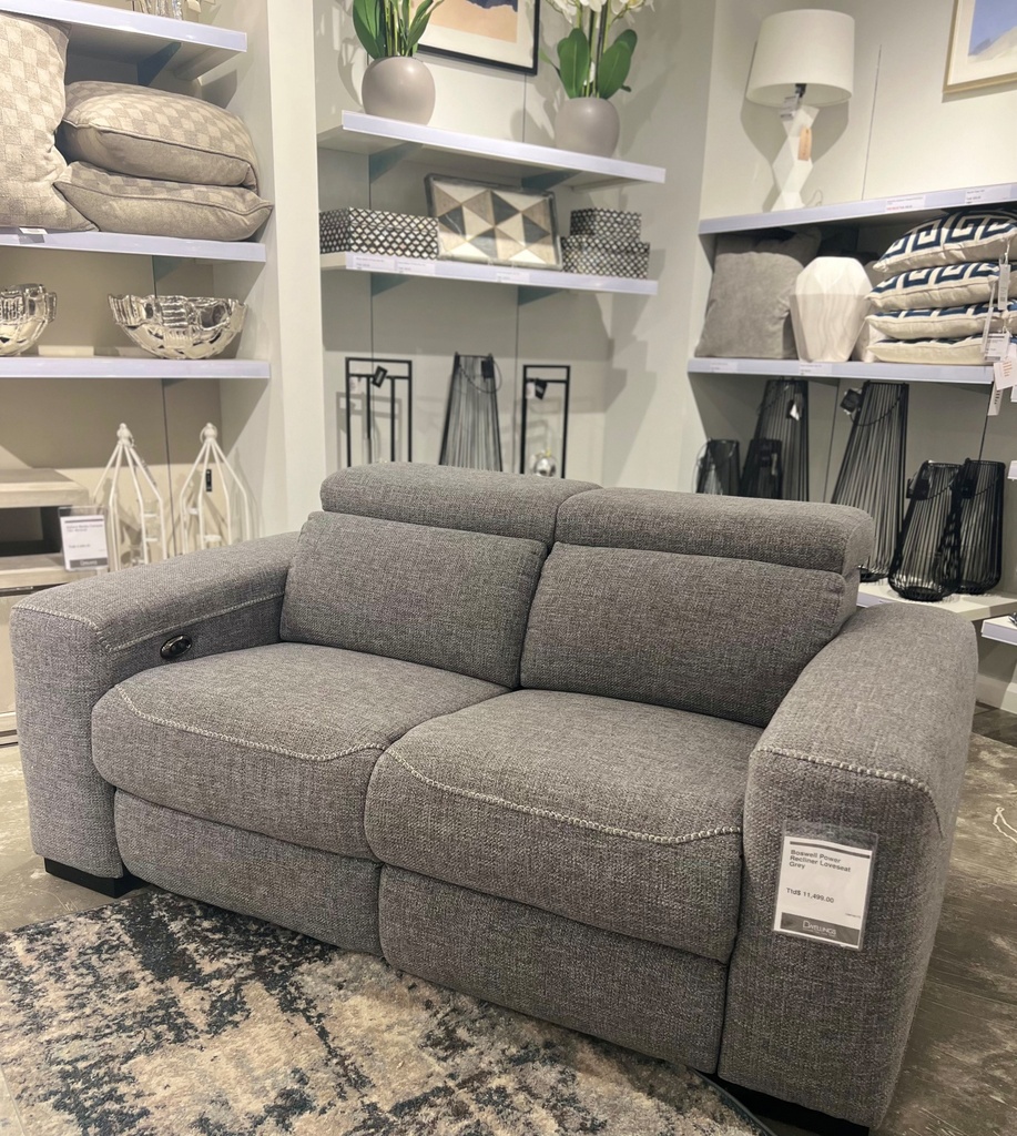 Boswell Power Recliner Loveseat Grey