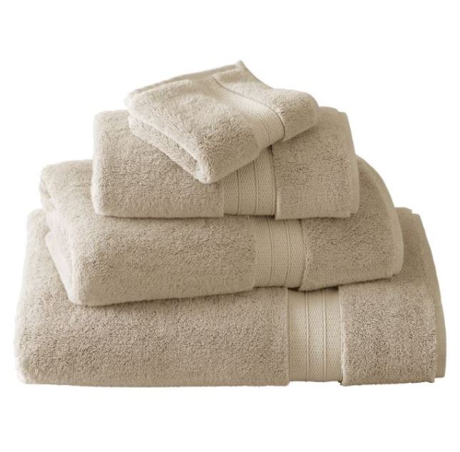 Ankara Bath Towel Oatmeal