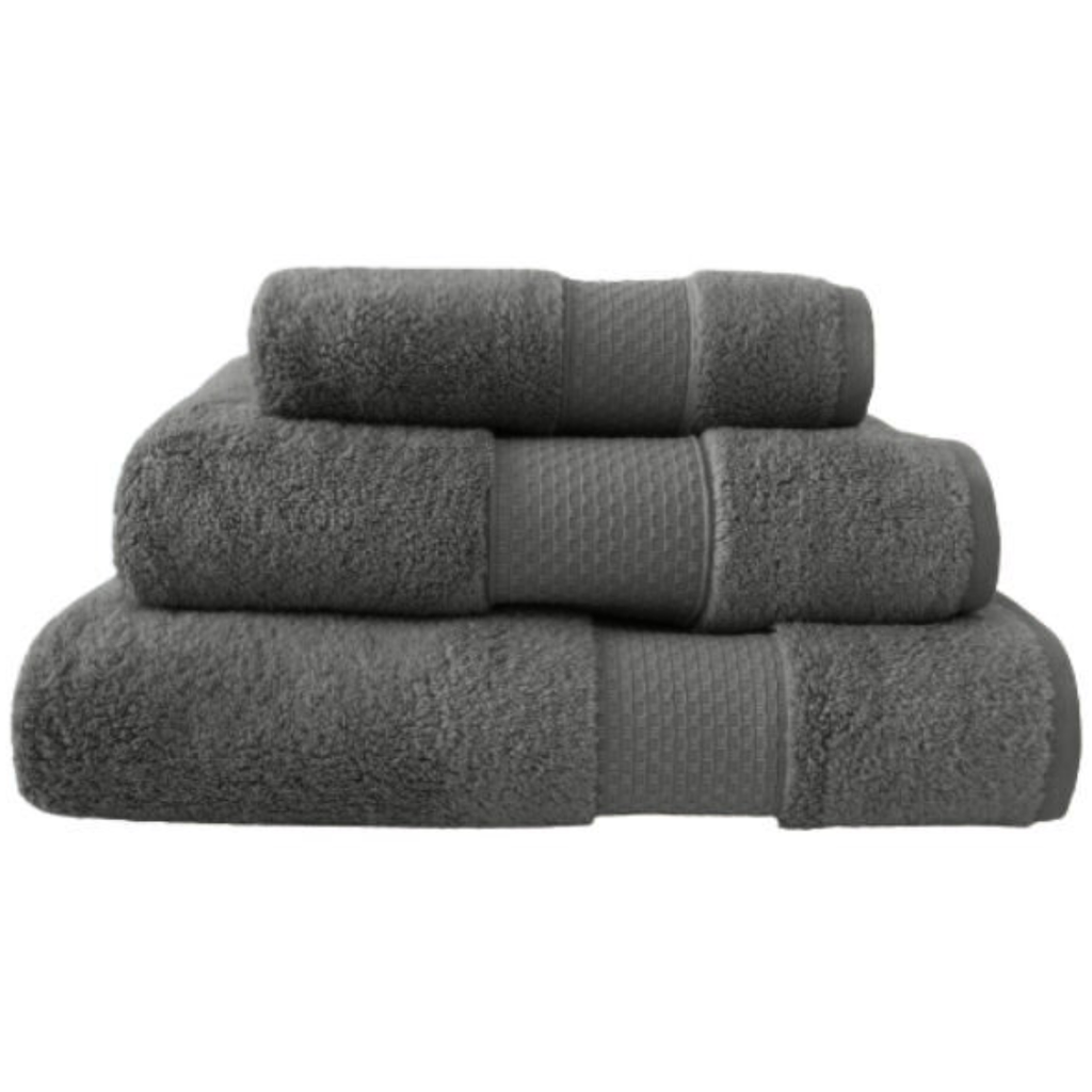 Ankara Bath Towel Slate