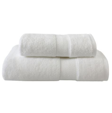 Ankara Wash Towel White
