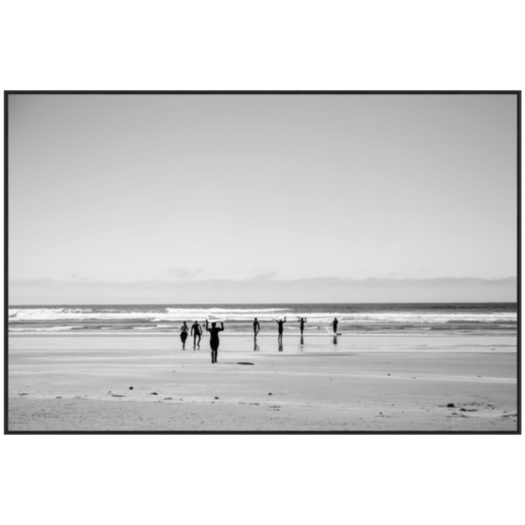 Surfers III Print on Tempered Glass 48x32in