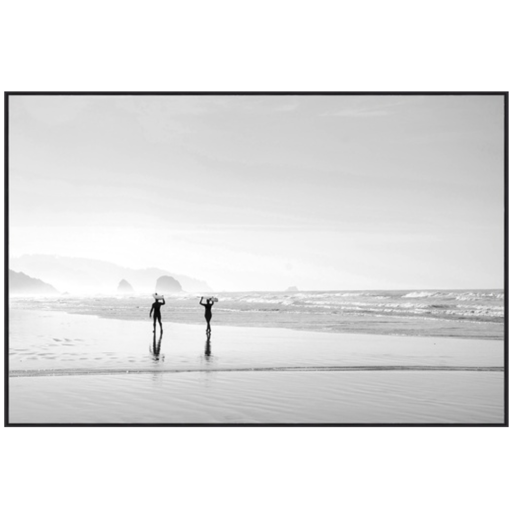 Surfers IV Print on Tempered Glass 48WX32H