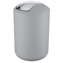 Brasil Swing Cover Bin 6L Grey