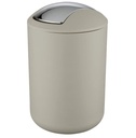 Brasil Swing Cover Bin 6L Taupe