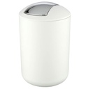 Brasil Swing Cover Bin 6L White