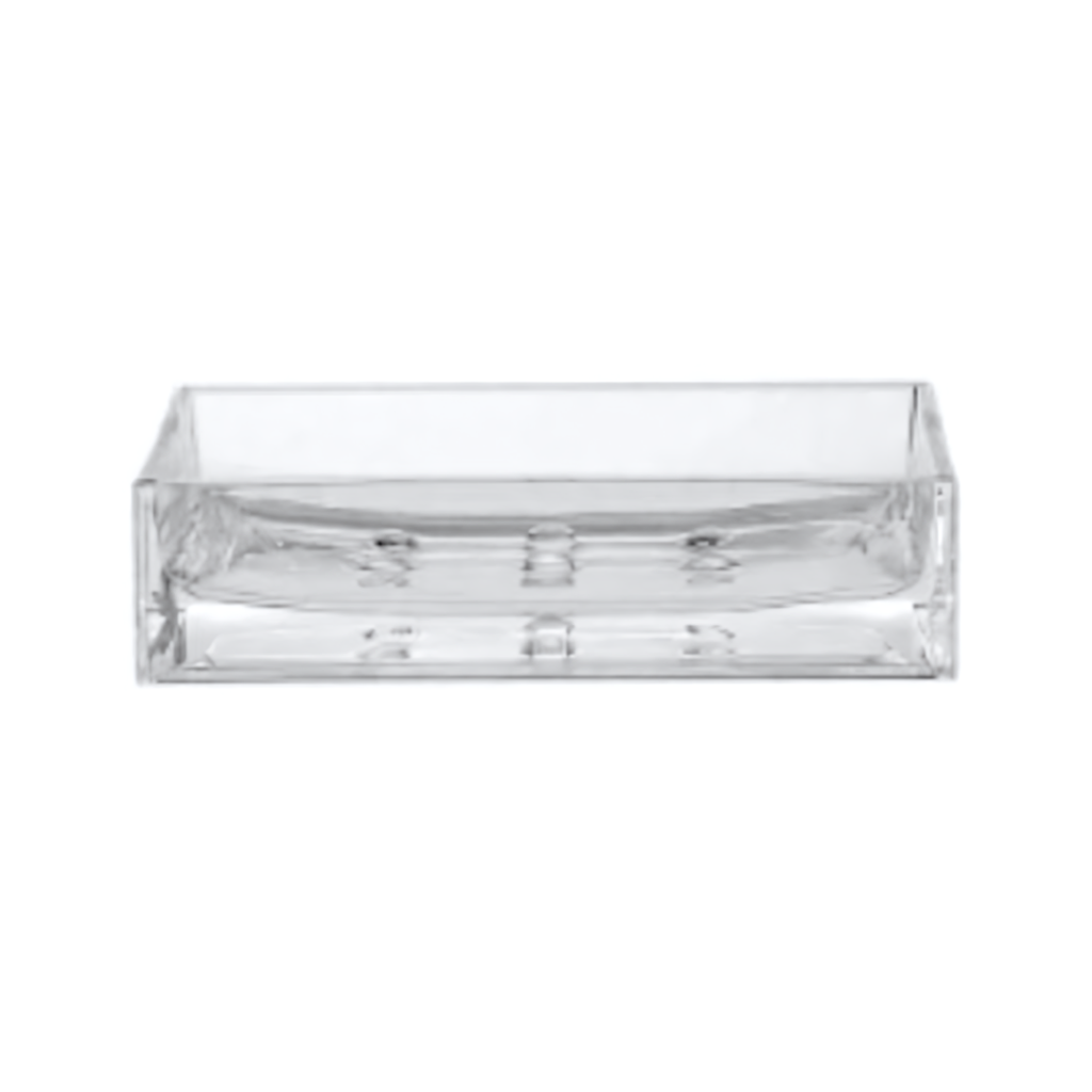 Elements Ice Acrylic Soap Dish Clear