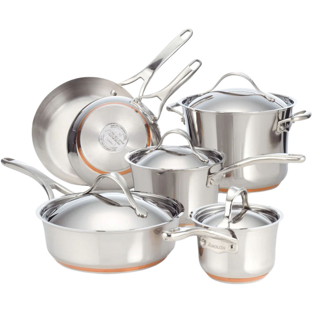 Anolon Nouvelle Cookware Set 10pc