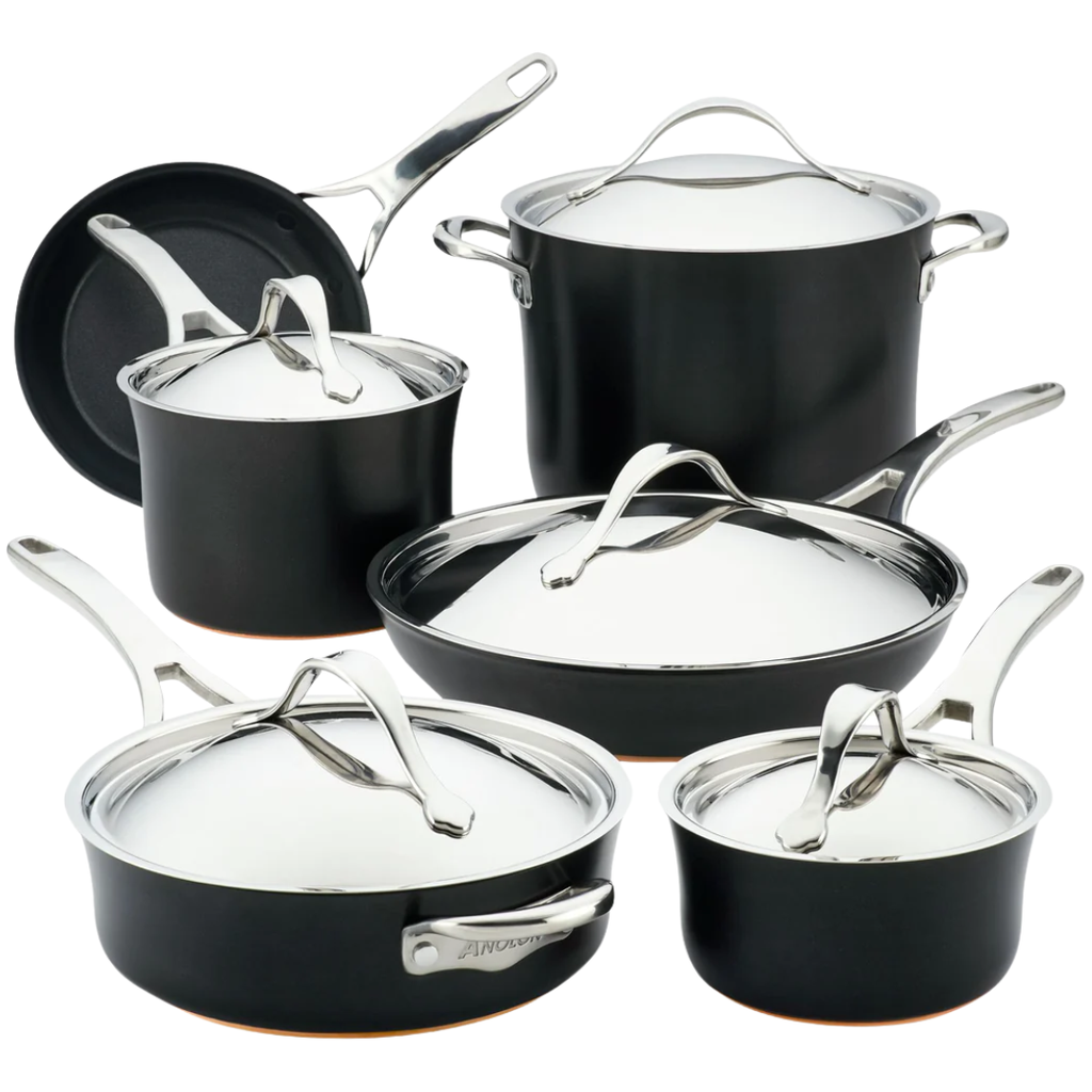 Anolon Nouvelle Luxe Cookware Set 11pc
