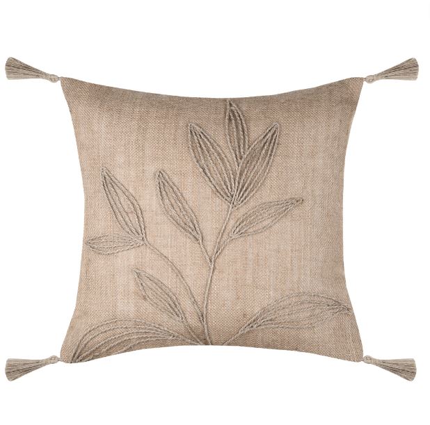 Topiary Pillow Natural 16in